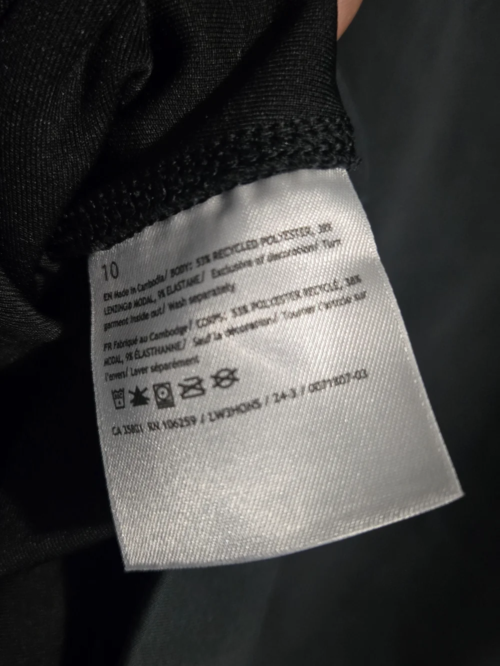 lululemon athletica Charcoal Cropped Crewneck Sweatshirt